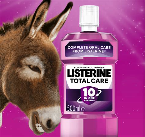 listerine donkey voice